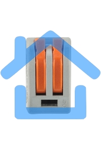 Клемма соединительная многоразовая Rexant 2-проводная, серая, 0.08-4 мм² (20 шт./уп.)