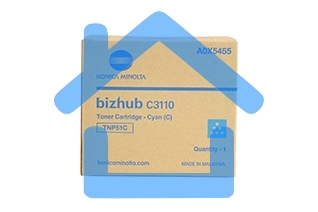 Картридж лазерный Konica-Minolta bizhub C3110 голубой TNP-51C