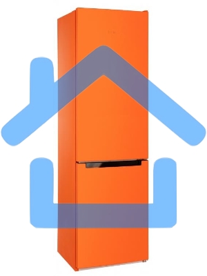 Холодильник Nordfrost NRB 164NF OR оранжевый двухкамерный 238/105 л морозилка снизу
