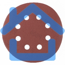 Круг абразивный Matrix на ворсовой подложке под 