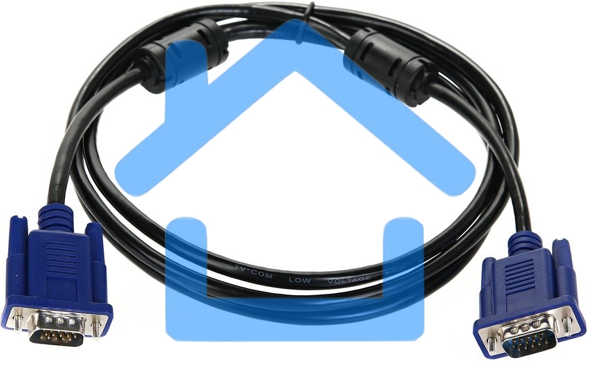 Кабель соединительный SVGA (15M/M) 1,8m 2 фильтра TV-COM <QCG120H-1.8M>