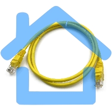 Патч-корд Buro cat5E 1м желтый RJ-45 (m)-RJ-45 (m)