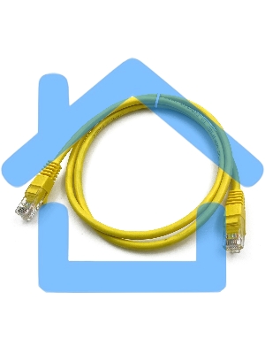 Патч-корд Buro cat5E 1м желтый RJ-45 (m)-RJ-45 (m)