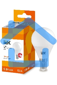 Лампа светодиодная ECO G45 5Вт шар 3000К тепл. бел. E14 450лм 230-240В ИЭК LLE-G45-5-230-30-E14