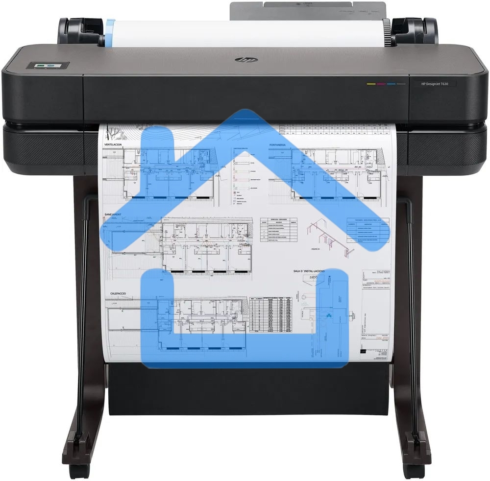 Плоттер струйный HP Designjet T630, A1, цветной, 24