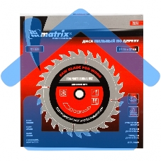 Круг пильный твердосплавный Matrix по дереву 255 х 32мм 72 зуба + кольцо 30/32