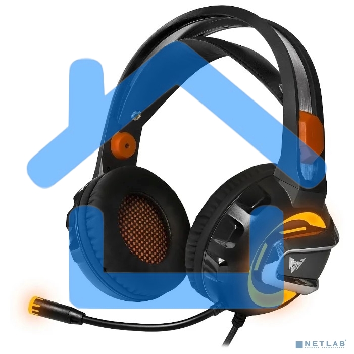 Гарнитура игровая CROWN CMGH-3003 Black&orange