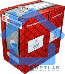 Кабель витая пара Rexant U/UTP, категория 5e, ZH нг(А)-HF, 4PR, 24AWG, внутренний, серый, 305 м