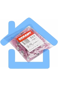 Клемма плоская изолированная термоусаживаемая штекер 6.35 мм 0.5-1.5 мм² РПи-п-т 1.5-(6.3)) красный Rexant