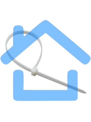 Хомут-стяжка кабельная нейлоновая Rexant 200 x2,5 мм, белая, упаковка 100 шт.