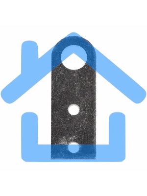 Накладка для замка 18х50 цинк ЧЕТЫРЕ СЕЗОНА