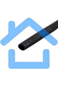 Трубка термоусаживаемая 6,0/3,0 мм черная, ролик 2,44 м Rexant