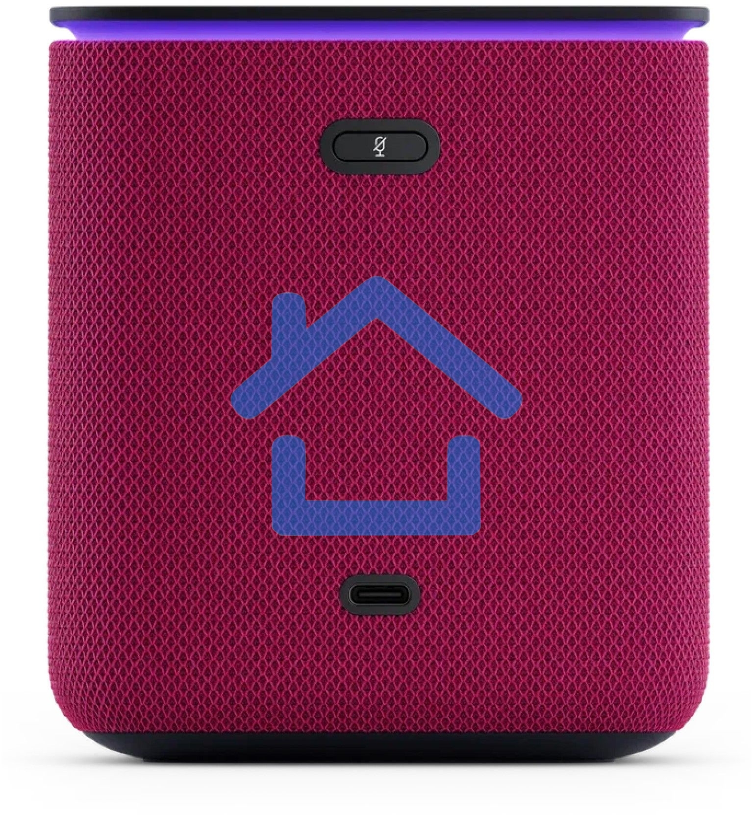 Умная колонка Яндекс Станция Миди, ZigBee, 24Вт, с голосовым ассистентом Алиса на YaGPT, малиновый