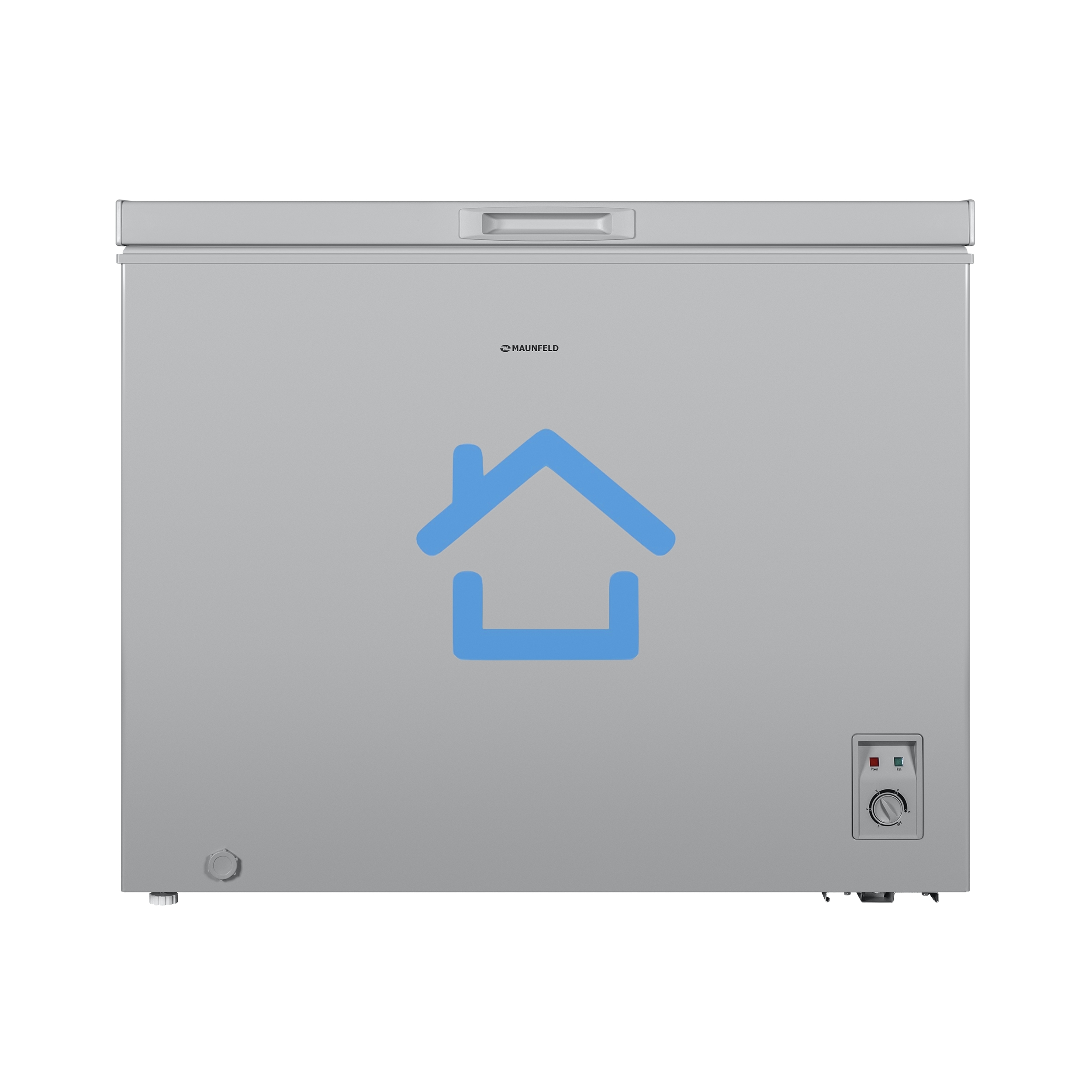 Морозильный ларь Maunfeld MFL200GR, серый, 200л