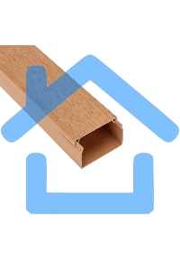 Кабель-канал Rexant 12х12мм, Дуб