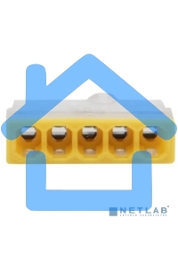 Экспресс-клемма Rexant СМК 2273-205, 5-проводная 0.5-2.5 мм², прозрачная, блистер (5 шт./уп.)