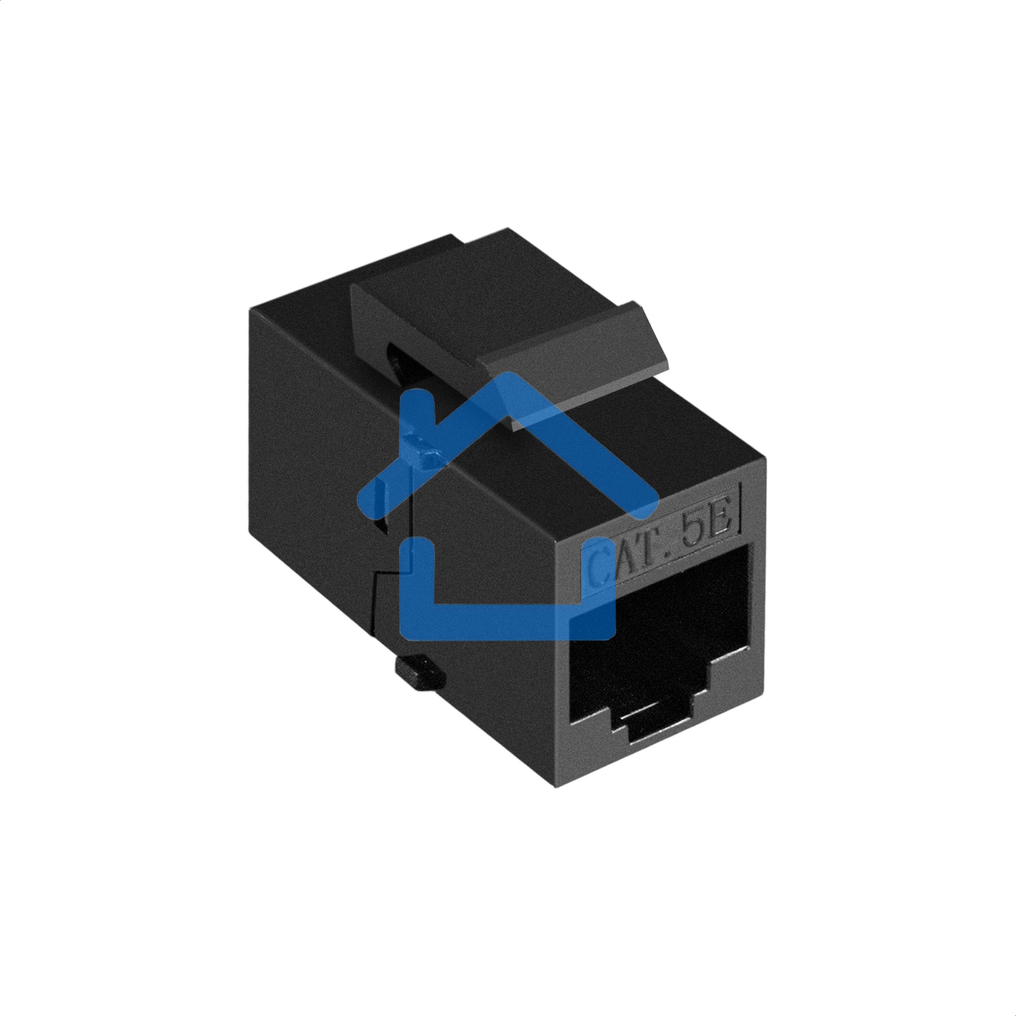 Модуль проходной ExeGate CP45-KJ-UC5e (RJ45-RJ45 формата Keystone Jack, Кат.5e, неэкранированный)