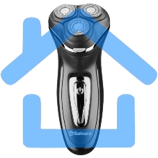 Электробритва Sakura SA-5417BK 3гол триммер сух.бритье аккум Электробритва Sakura SA-5417BK 3гол триммер сух.бритье аккум