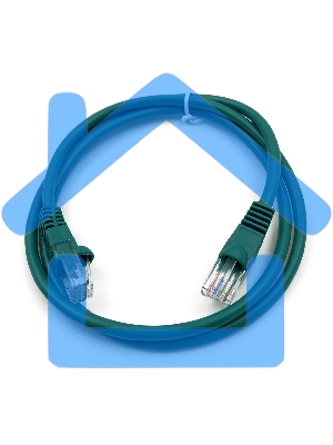 Патч-корд Buro cat5E 1м зеленый RJ-45 (m)-RJ-45 (m)