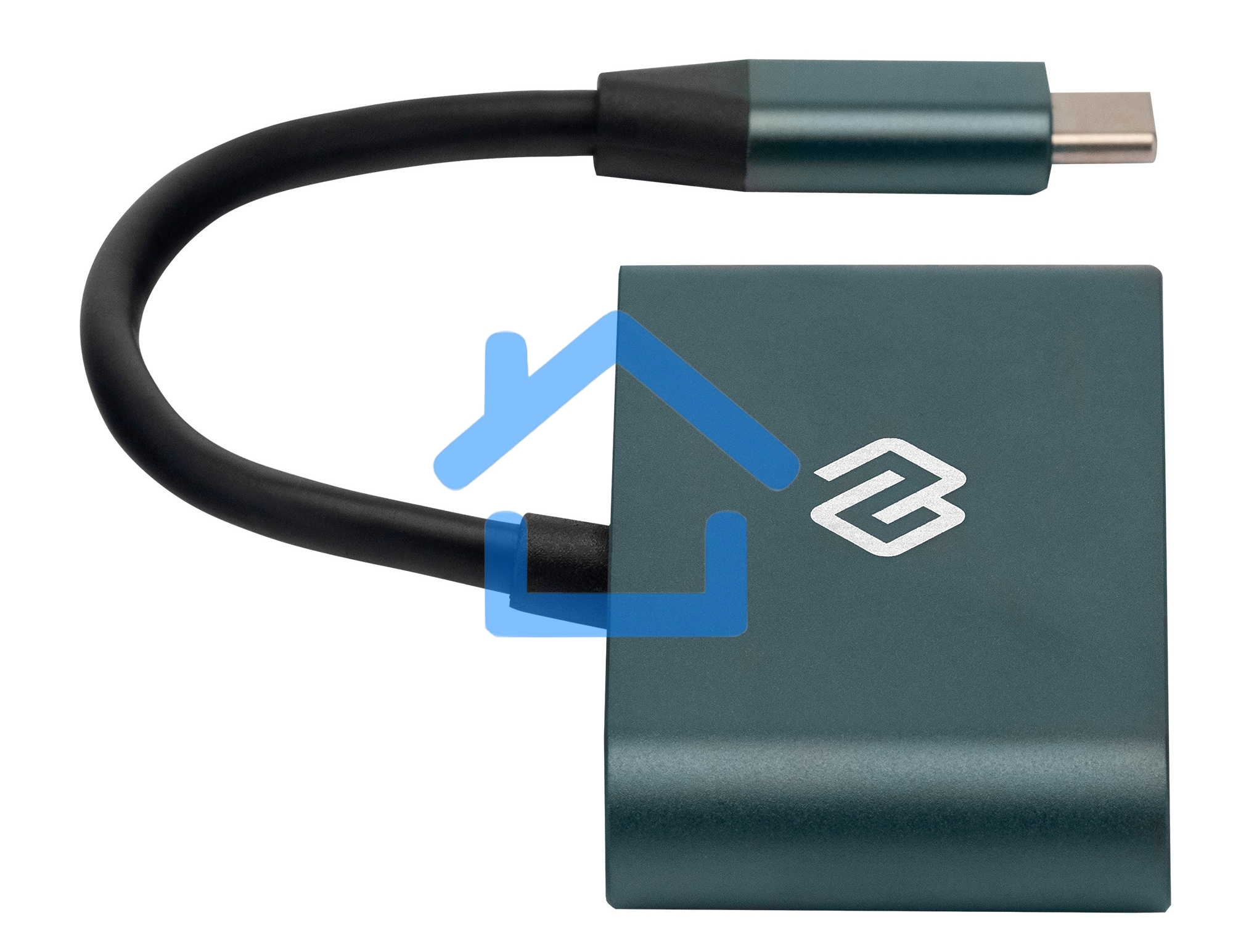 Устройство чтения карт памяти Type C Digma CR-СA2512-G темно-серый