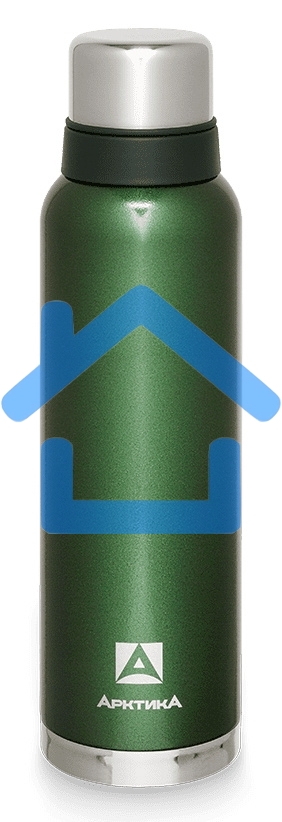 Термос Арктика 106-1600 зеленый, бытовой, вакуумный (для напитков)
