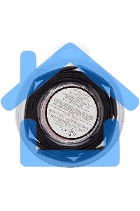 Трубка термоусаживаемая 6,0/3,0 мм черная, ролик 2,44 м Rexant