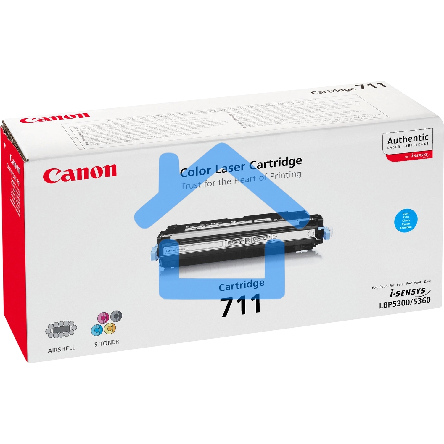 Картридж лазерный Canon 711C (1659B002) голубой, 6000 стр., для LBP5300/5360