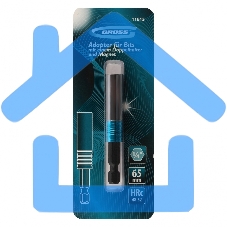 Адаптер для бит с двойным держателем и магнитом, 65 мм, 1/4