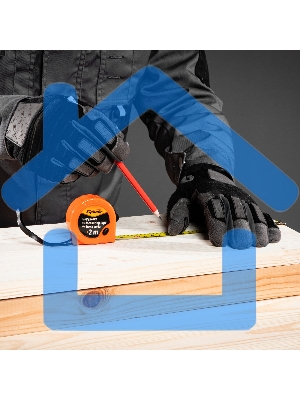 Набор: степлер мебельный регулируемый, скобы 500 шт, рулетка 2м., тип скобы 53, 4-14 мм Sparta