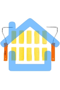 Набор мини-валиков ПОРОЛОН, 100 мм, D - 35 мм, D ручки - 6 мм, 10 шт., 2 бюгеля Sparta