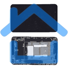 Модуль (матрица + тачскрин) для Asus PadFone mini station черный с рамкой