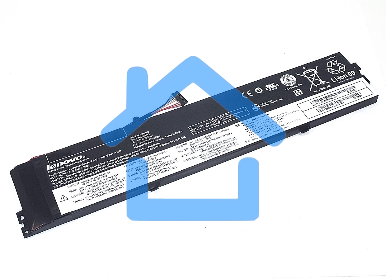 Аккумуляторная батарея для ноутбука Lenovo S3 S431 14,8V 46Wh черный