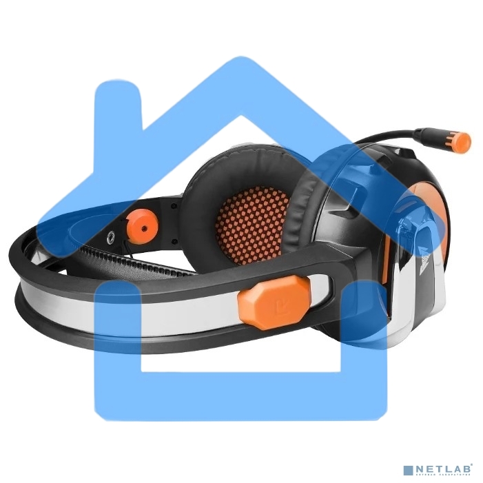 Гарнитура игровая CROWN CMGH-3003 Black&orange