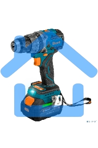 Дрель-шуруповерт Bort BAB-21U, Аккумуляторная, 21В, 1 АКБ, Кейс