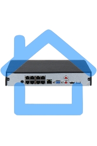 Видеорегистратор Dahua DHI-NVR2108HS-8P-I2 черный