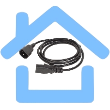 Кабель монитор - компьютер 220V (UPS -> устройство) VCOM <VDE> 3G*0.5мм (CE001-CU)1.8м