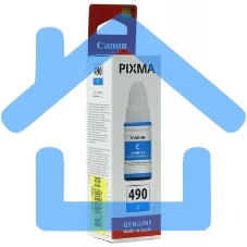 Чернила Canon GI-490C 0664C001 голубой (70 мл) для Canon Pixma G1400/2400/3400