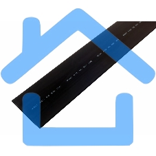 Термоусаживаемая трубка Rexant 60,0/30,0 мм, черная, упаковка 10 шт. по 1 м