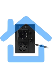 Источник бесперебойного питания SMARTWATT UPS UNI 450 черный 450/250 ВА/Вт, линейно-интерактивный, напольный, LED индикация, Shuko CEE7/4 - 2 шт.