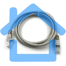 Патч-корд Buro cat5E 1.5м серый RJ-45 (m)-RJ-45 (m)