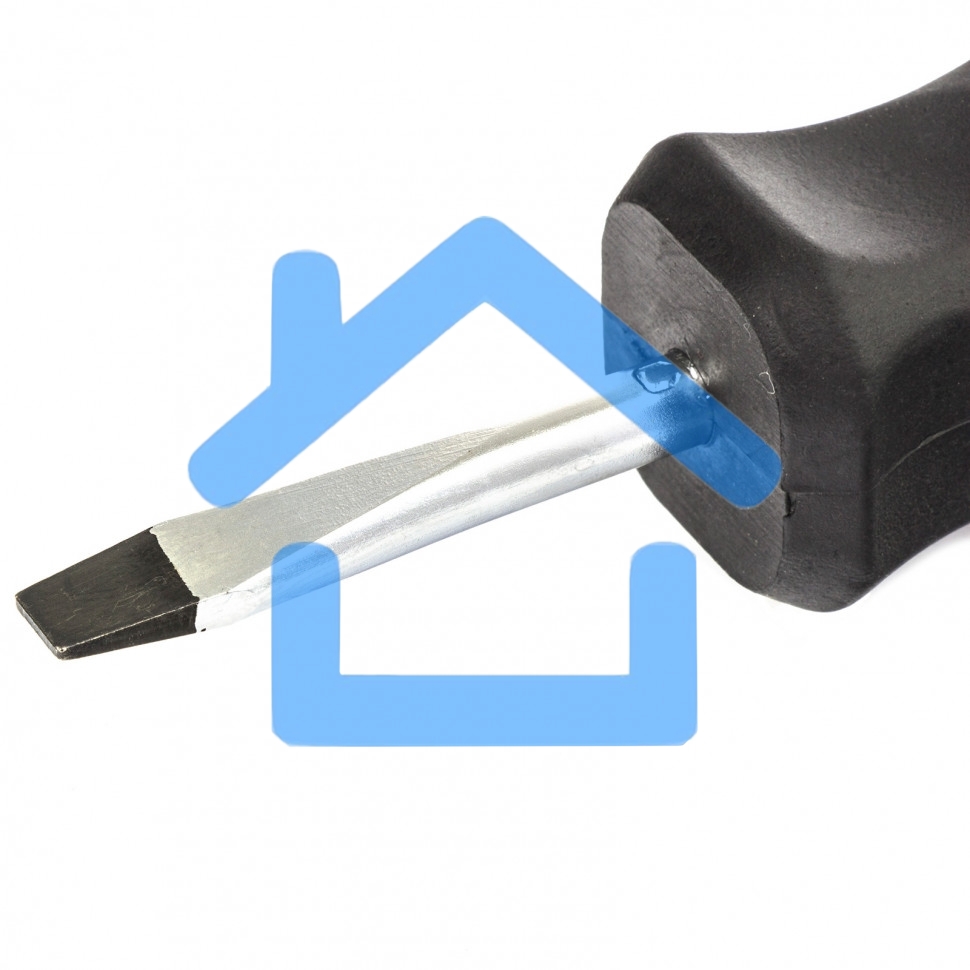 Отвертка Anti-Slip, SL5,0 х 38 мм, CrV, двухкомп. рукоятка Matrix