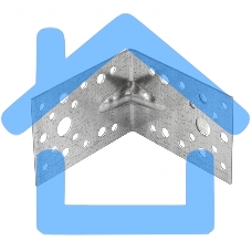 Крепежный уголок усиленный, KUU 90x90x65 мм, Россия Сибртех