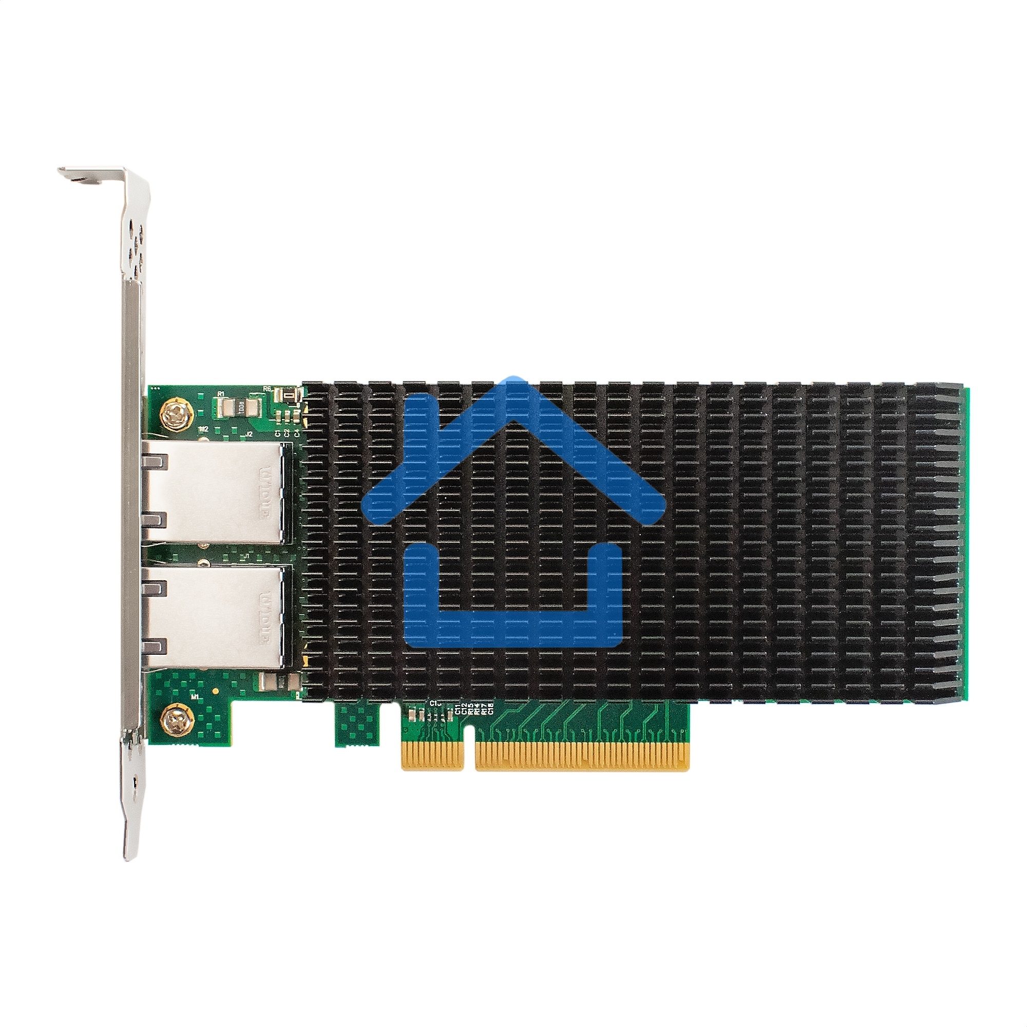 Сетевой адаптер ExeGate EXE-X540-T2 (PCI-E x8 v3.0, порты 2xRJ45 (медные), 10Gb/s (10/5/2.5/1Gb/s, 100Mb/s), Server NIC Intel Chipset X540-AT2)