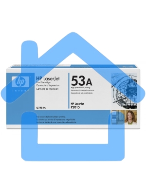 Картридж лазерный HP Q7553A черный для LaserJet P2015 3000 стр.