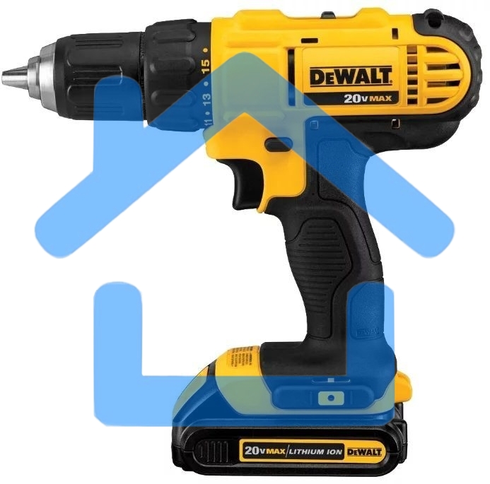 Дрель-шуруповерт DeWalt DCD771D2-KS, Аккумуляторная, 18В, 2 АКБ, Кейс