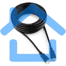 Кабель Cablexpert HDMI CC-HDMI4-10M, 19M/19M, v2.0, медь, позол.разъемы, экран, 10м, черный, пакет