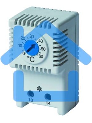 Термостат NO контакт диапазон 0-60град.C ДКС R5THV2