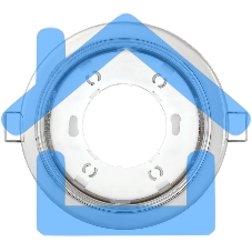Светильник IEK GX53 встраив. точечный хром. LUVB0-GX53-1-K23
