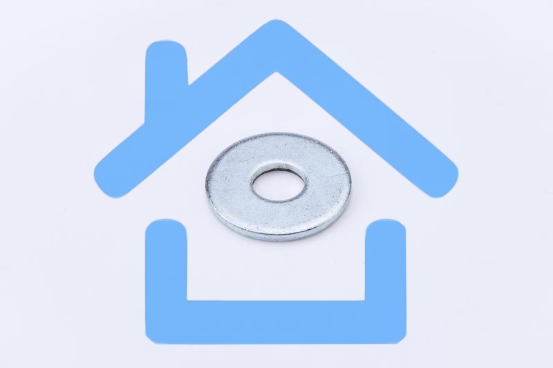 Шайба кузовная M8 цинк. DIN 9021 (уп.100шт) коробка СТРОЙМЕТИЗ UTORM3070053