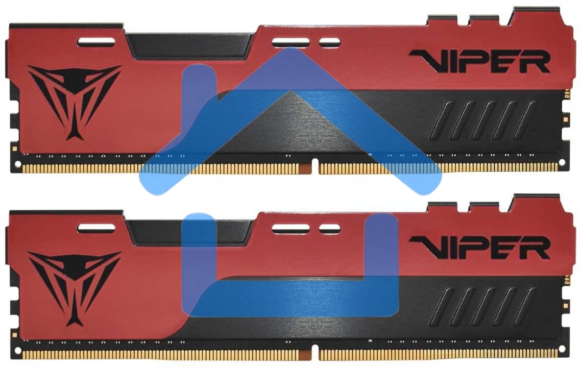 Оперативная память Patriot Viper Elite II, DDR4, 32Gb (2x16 Gb), 4000 MHz, CL20, DIMM, радиатор, красный, черный